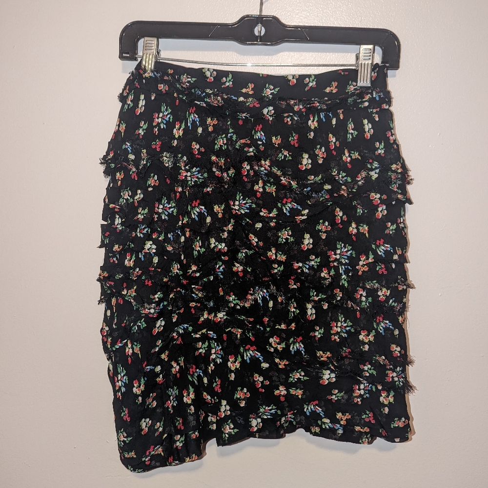 2005 COMME DES GARCONS Floral Wrap Skirt